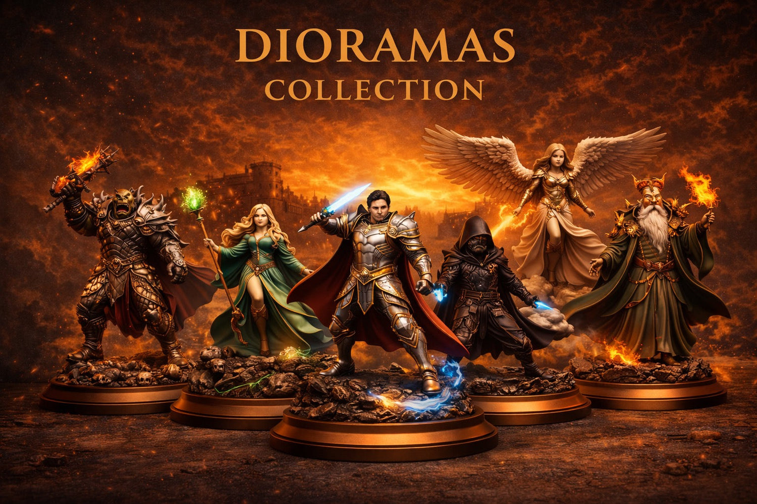 Dioramas Collection | Premium Resin Cinematic Diorama Art for Collectors