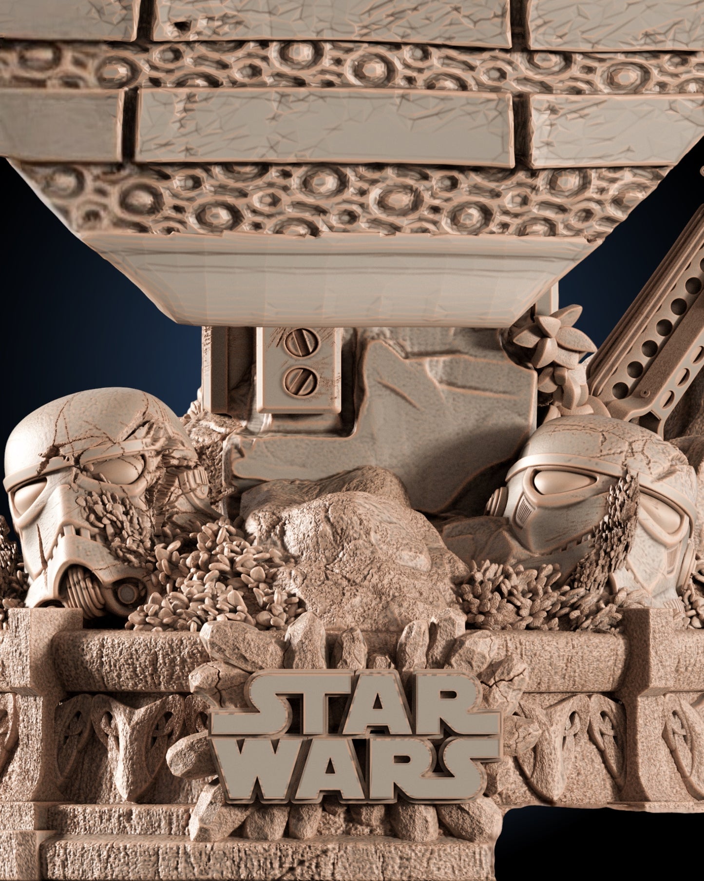 Cara Dune — Rebel Shock Trooper Bust | Obsidian Guild Studio