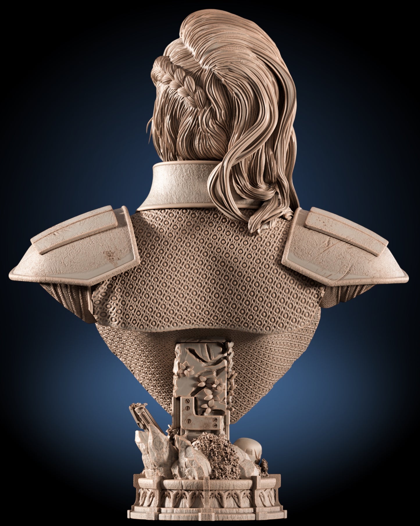 Cara Dune — Rebel Shock Trooper Bust | Obsidian Guild Studio
