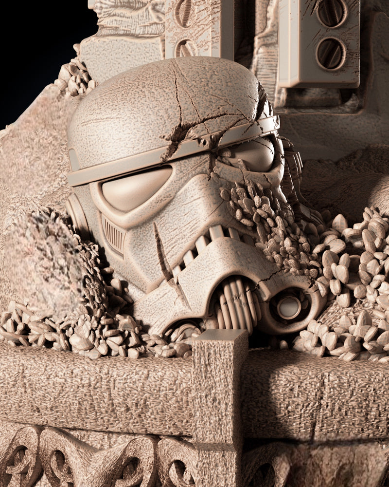 Cara Dune — Rebel Shock Trooper Bust | Obsidian Guild Studio