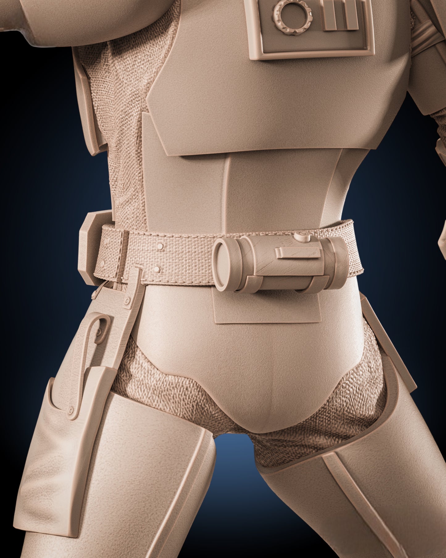 Luke Skywalker — Stormtrooper Disguise Command Pose | Obsidian Guild Studio