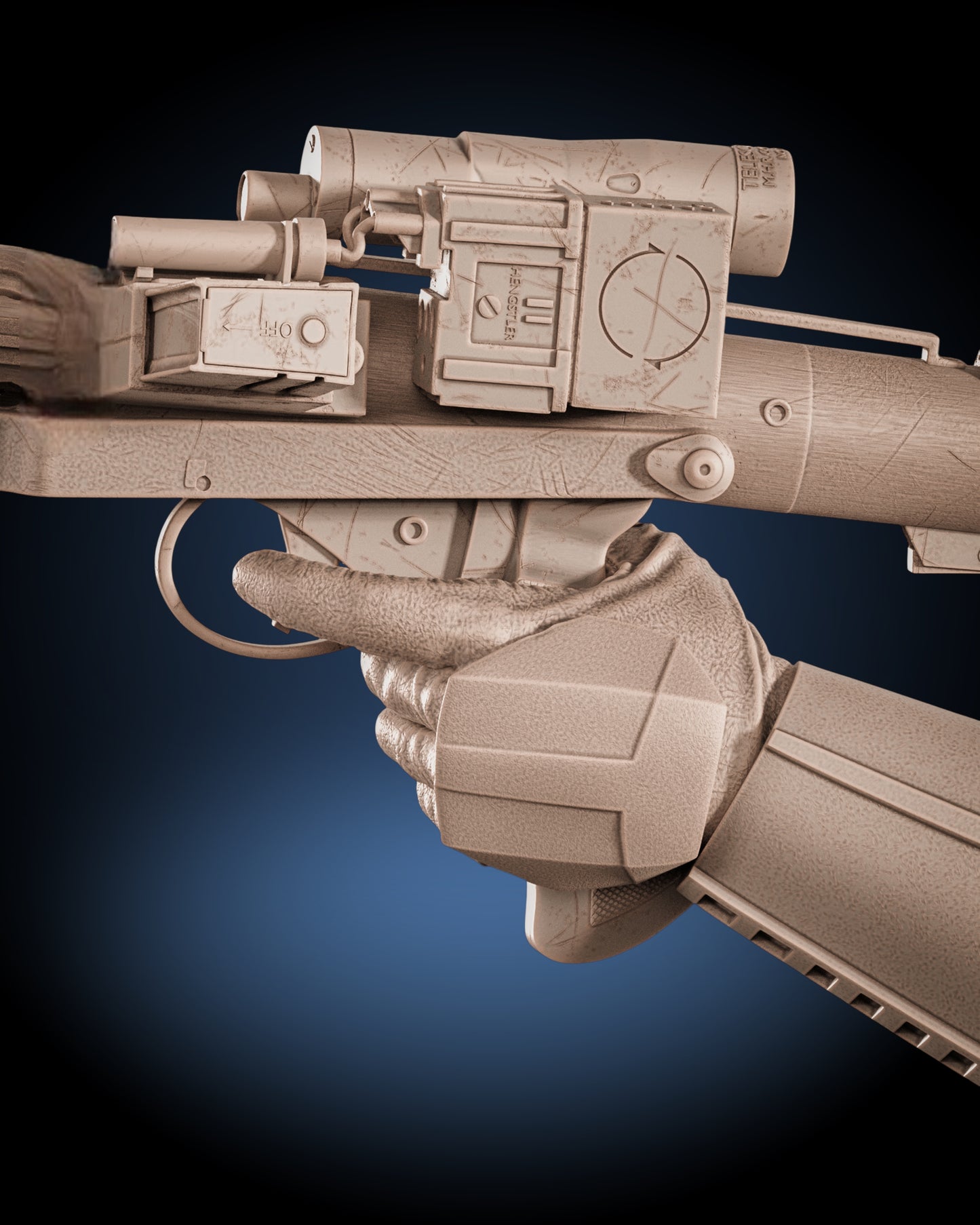 Luke Skywalker — Stormtrooper Disguise Command Pose | Obsidian Guild Studio