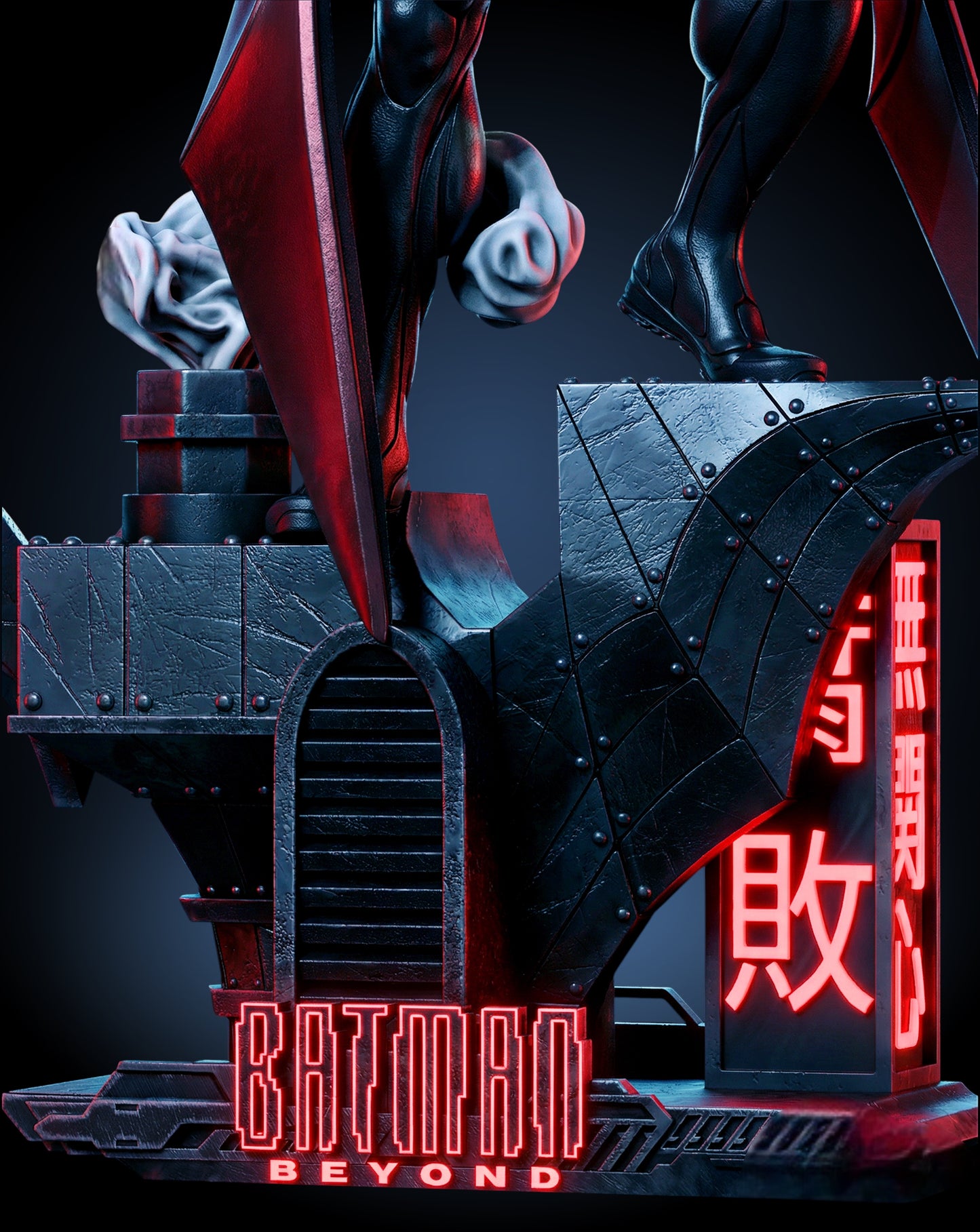 Batman Beyond — Future Vigilance Statue | Obsidian Guild Studio