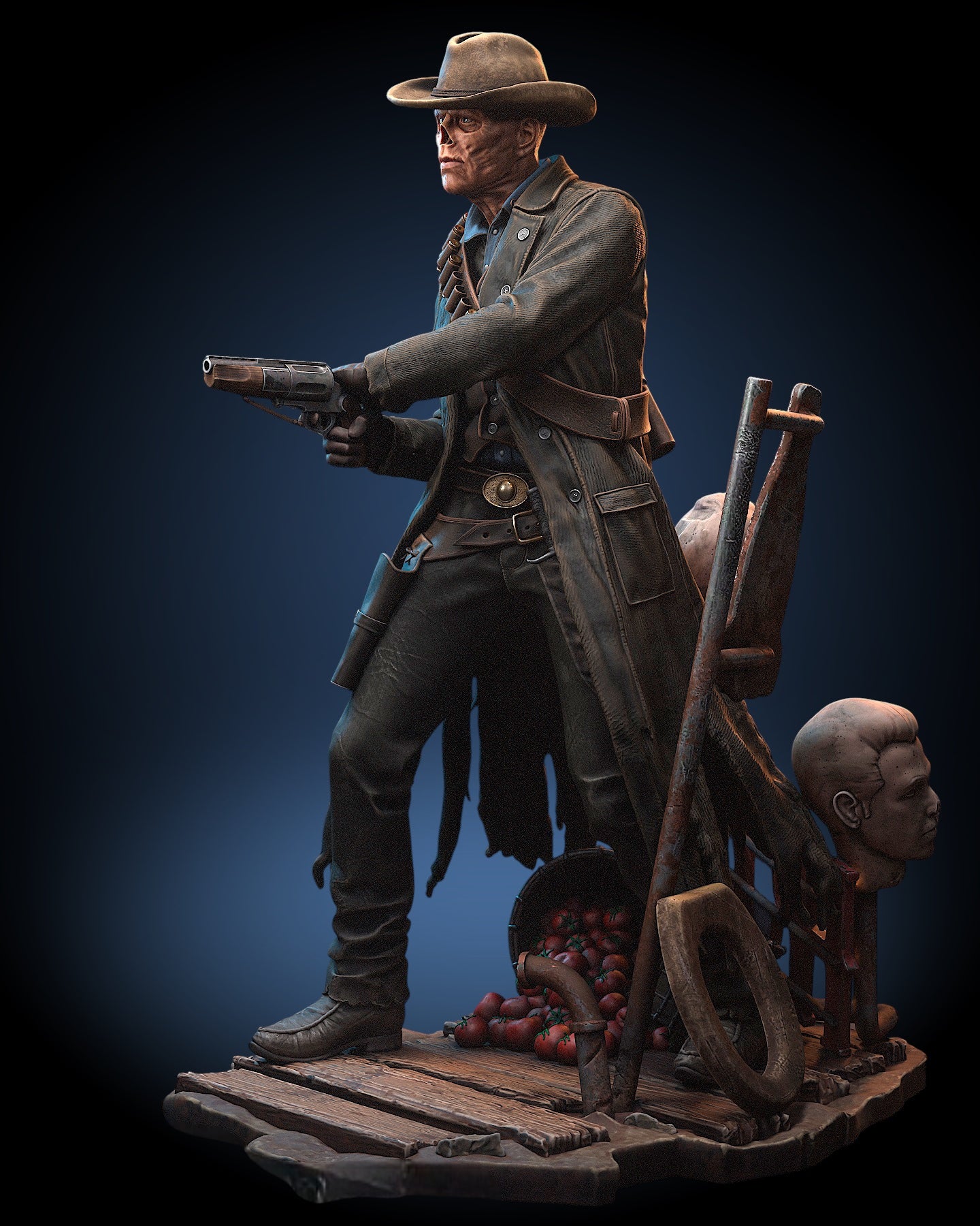 Ghoul Gunslinger — Wasteland Revenant | Obsidian Guild Studio