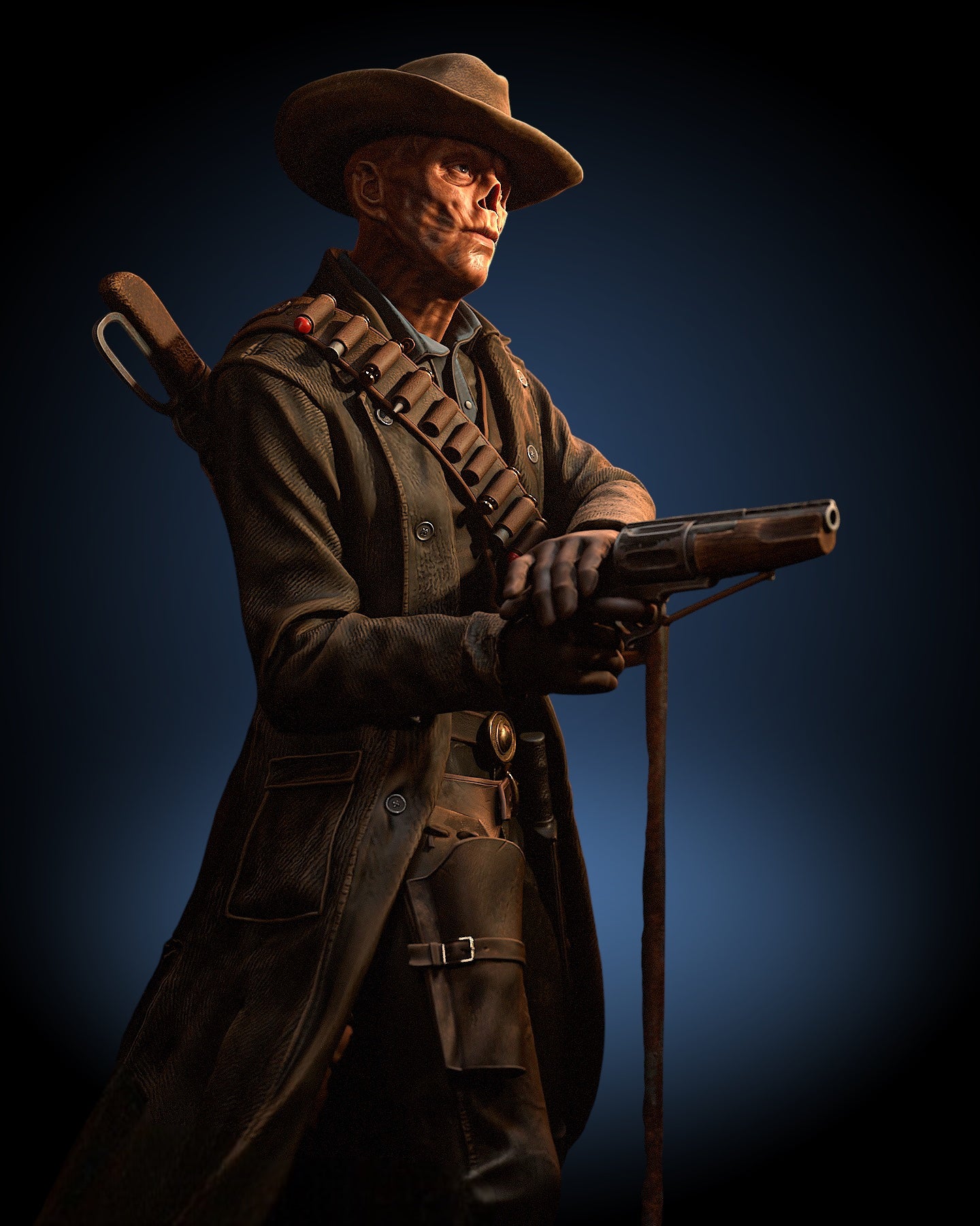 Ghoul Gunslinger — Wasteland Revenant | Obsidian Guild Studio